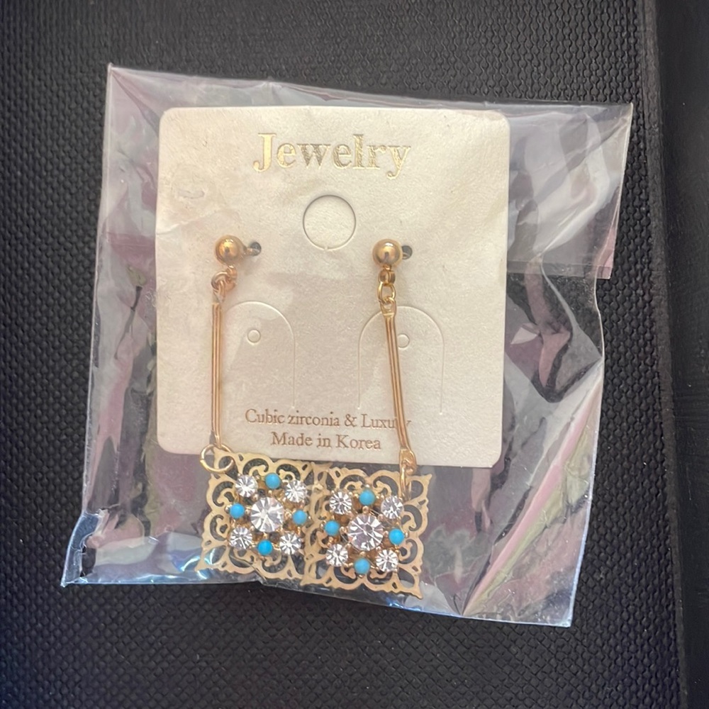 NWT CUBIC ZIRCONIA earrings